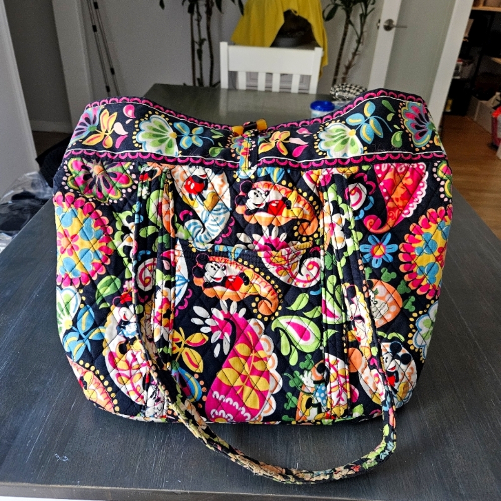 Disney Exclusive Vera Bradley Midnight With Mickeyvblack Tote